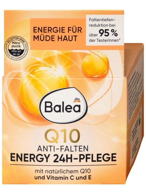 Kem dưỡng da Balea Q10 Anti Falten Energy 24h Pflege, 50ml
