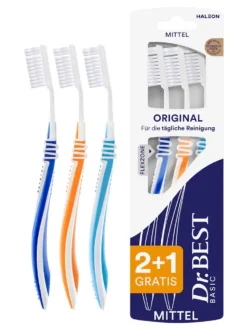 Bàn chải đánh răng Dr.Best Original vỉ 3