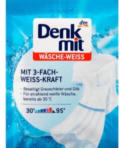 Bột Tẩy Trắng Quần Áo Denkmit Wasche Weiss, 50 g