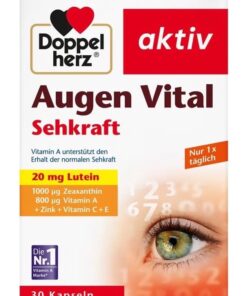 Thuốc Bổ Mắt Doppelherz Augen Vital Kapseln, 30 Viên