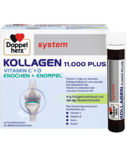 Collagen Thủy Phân Doppelherz Kollagen 11,000 Plus, 30 x 25 ml