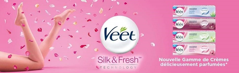 Kem tẩy lông Veet Silk & Fresh 100ml CT