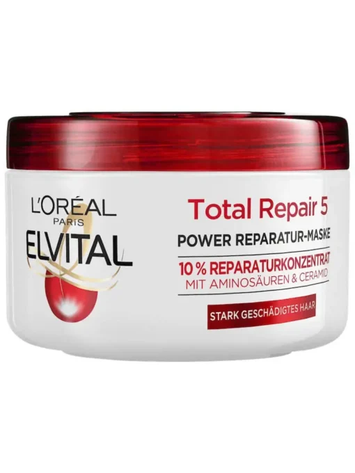 Kem Ủ Tóc Loreal Elvital Total Repair 5, 250 ml