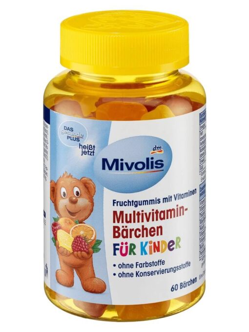 Kẹo Gấu Của Đức Mivolis Multivitamin Barchen, 60 Viên