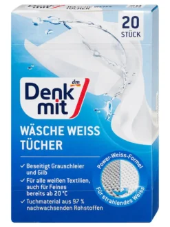 Miếng Tẩy Trắng Quần Áo Denkmit Wasche Weiss Tucher