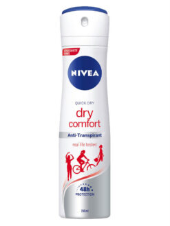 Xịt khử mùi Nivea Dry Comfort, 150ml