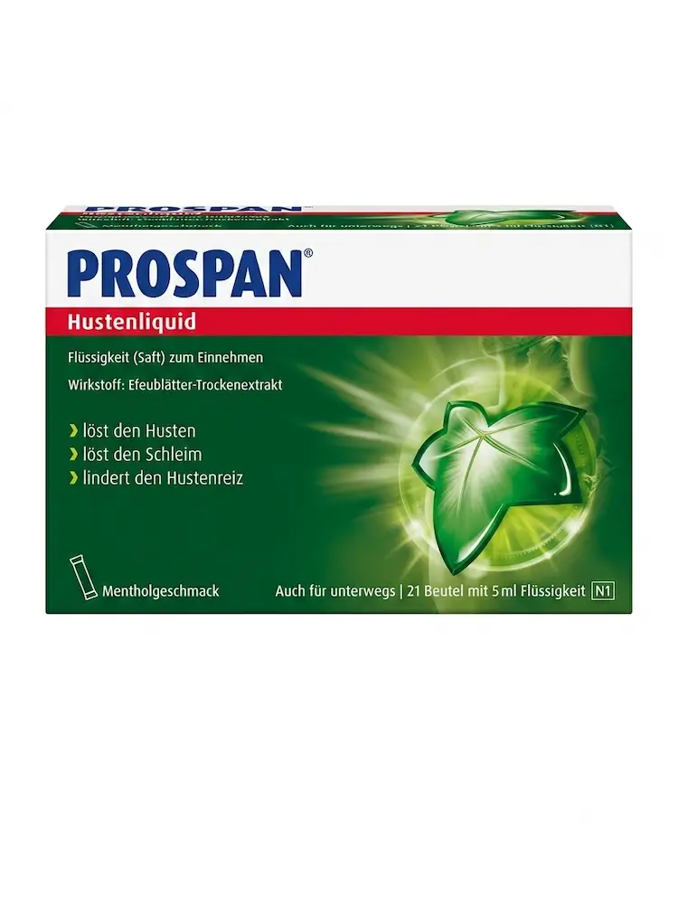 Thuốc Ho Prospan Đức Dạng Gói, 21 Gói x 5 ml
