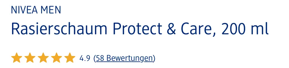 Bọt Cạo Râu Nivea Men Protect & Care, 200 ml