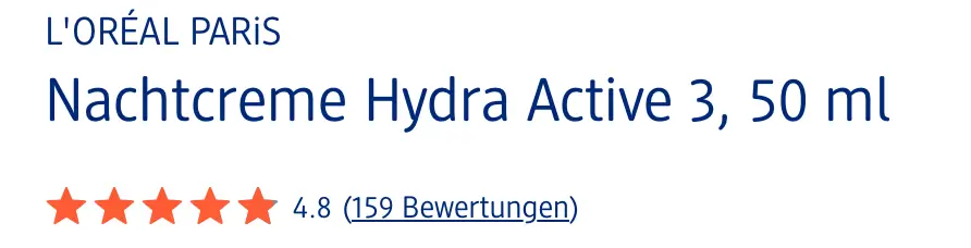 Kem Dưỡng Da Loreal Hydra Active 3 Cho Da Khô Và Nhạy Cảm Ban Đêm, 50 ml