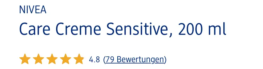 Kem dưỡng ẩm Nivea Care Sensitive 200ml
