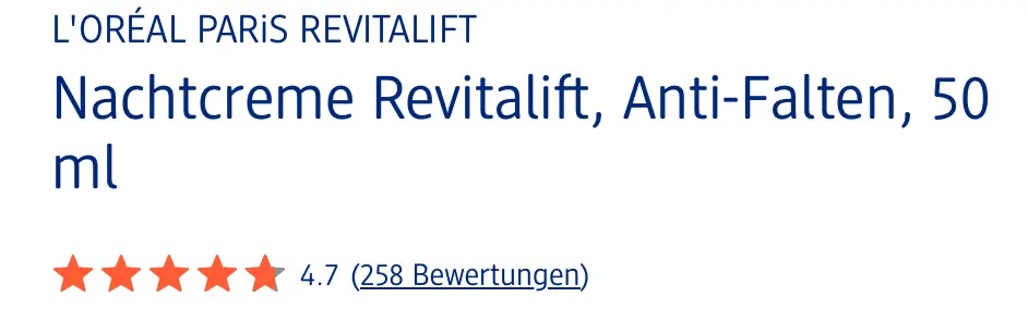 Kem Dưỡng Da Loreal Revitalift Nacht, 50ml