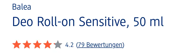 Lăn Khử Mùi Balea Sensitive, 50 ml