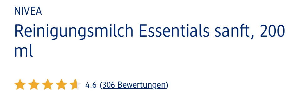 Sữa rửa mặt Nivea Reinigungsmilch Sanfte 200ml