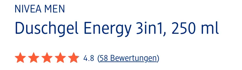 Sữa tắm Nivea Men Energy 3in1 250ml