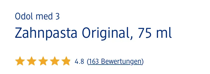 Kem Đánh Răng Odol Med 3 Original, 75 ml