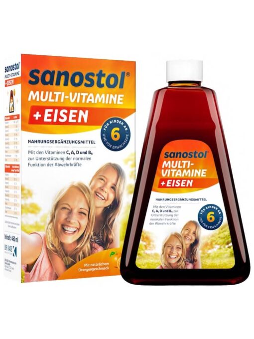 Sanostol Số 6 Bổ Sung Vitamin + Sắt 460 ml
