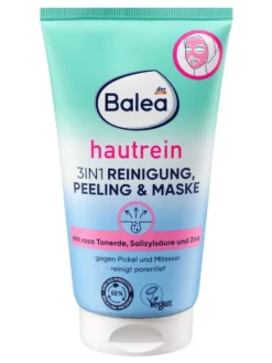 Sữa rửa mặt Balea Hautrein 3in1 trị mụn, 150ml