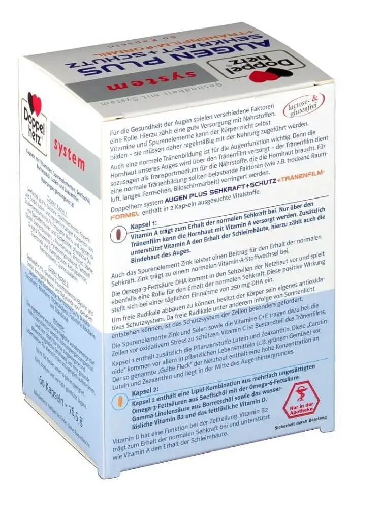 Thuốc bổ mắt Doppelherz system Augen Plus 60 viên