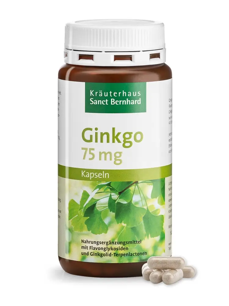 Thuốc Bổ Não Sanct Bernhard Ginkgo Kapseln 75mg, 240 Viên Nang