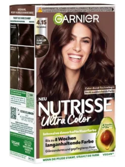 Thuốc Nhuôm Tóc Garnier Nutrisse 4.15 Nâu Tiramisu