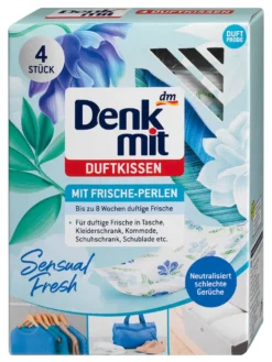 Túi Thơm Để Tủ Quần Áo Denkmit, Hộp 4 Túi