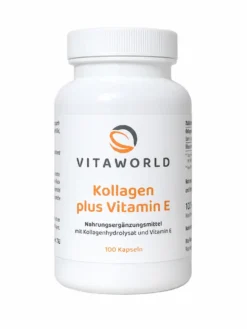 Viên Uống Vitaworld Kollagen Plus Vitamin E, 100 viên