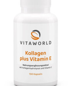 Viên Uống Vitaworld Kollagen Plus Vitamin E, 100 viên