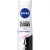 Xịt khử mùi Nivea Black & White Invisible, 150ml