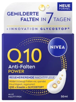 Kem dưỡng da Nivea Q10 Power Anti Falten Nachtpflege, 50ml