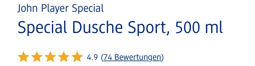 Sữa Tắm John Player Special Sport, 500ml