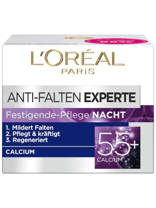 Kem Dưỡng Da Loreal Paris Anti-Falten Experte 55+ Ban Đêm 50ml