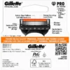 Lưỡi cạo râu gillette fusion proglide 5, vỉ 4