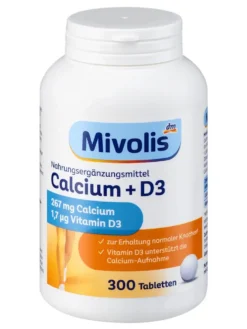 Viên uống Mivolis Calcium D3, 300 viên