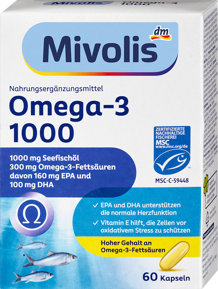Mivolis Omega-3 1000, 60 viên