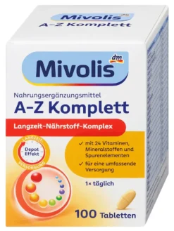 Vitamin tổng hợp Mivolis A Z Komplett Depot 100 viên