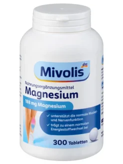 Viên uống Mivolis magnesium, 300 viên