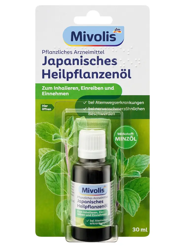 Tinh dầu bạc hà Mivolis Japanisches