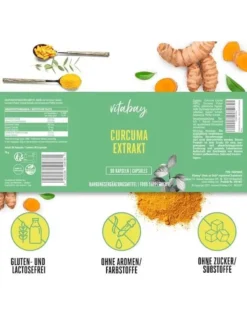 Viên Tinh Bột Nghệ Vitabay Curcuma Extrakt, 90 Viên