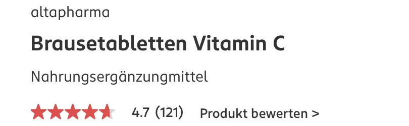 Viên Sủi Altapharma VItamin C