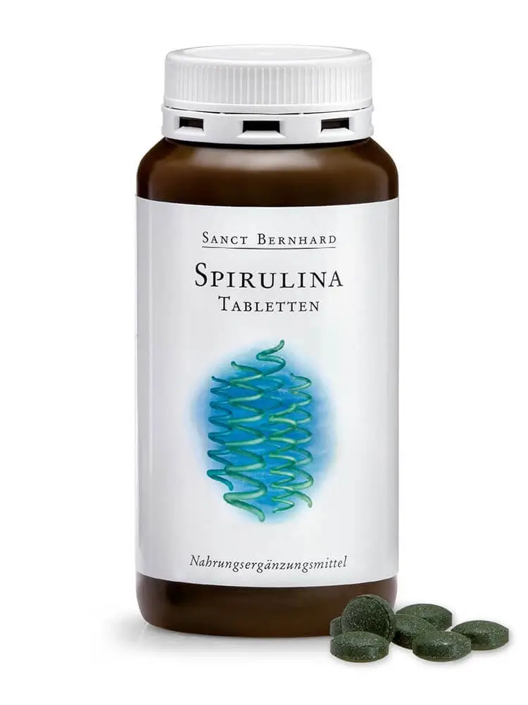 Tảo xoắn Spirulina 400mg Sanct Bernhard 360 viên