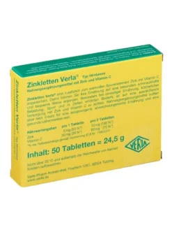 Viên ngậm Zinkletten Verla Himbeere Zink C