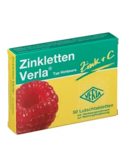 Viên ngậm Zinkletten Verla Himbeere Zink C