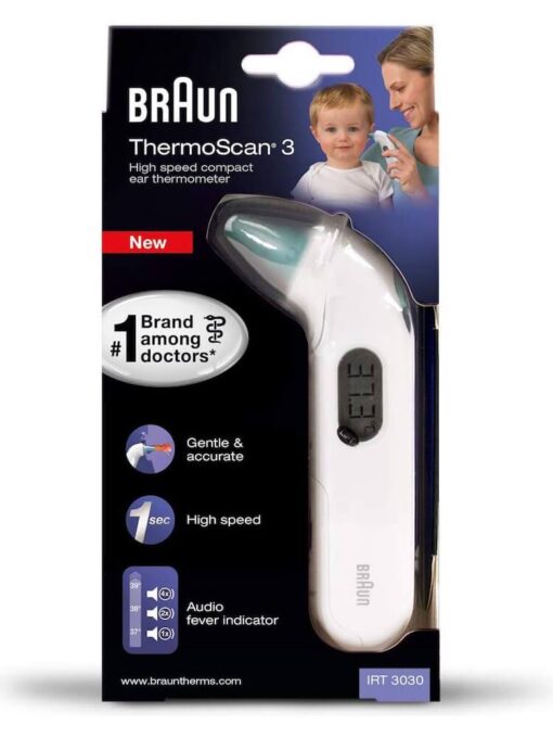 Nhiệt kế hồng ngoại đo tai Braun ThermoScan 3
