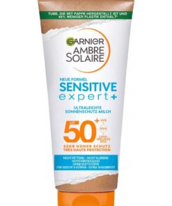 Kem chống nắng Garnier Ambre Solaire Sensitive Expert SPF 50+, 200ml