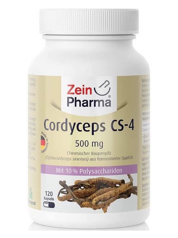 Đông Trùng Hạ Thảo Zeinpharma Cordyceps CS-4 500 mg - Chính Hãng