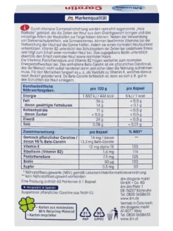 Viên uống chống nắng Mivolis Carotin