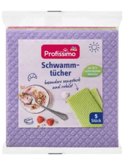 Khăn Lau Đa Năng Profissimo Schwammtucher, 5 Miếng