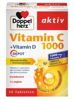 Viên Uống Doppelherz Vitamin C 1000 Depot, 30 viên