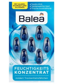 Viên Nang Dưỡng Da Balea Feuchtigkeits Konzentrat Cấp Ẩm Làm Mềm Da, 7 Viên