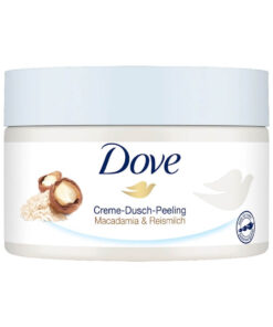 Tẩy Tế Bào Chết Dove Creme Dusch Peeling Maca và Sữa Gạo, 225ml